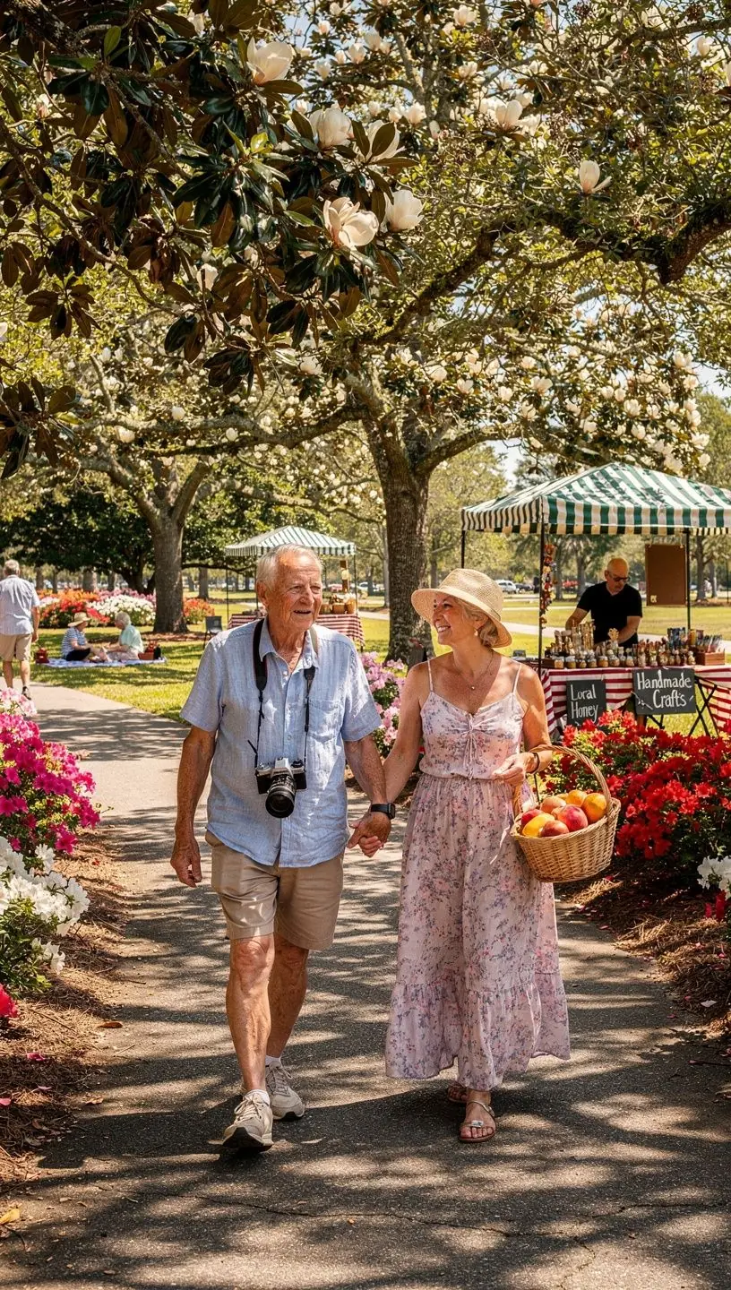 Старшие путешественники участвуют в увлекательной экскурсии по музею с доступными маршрутами.
