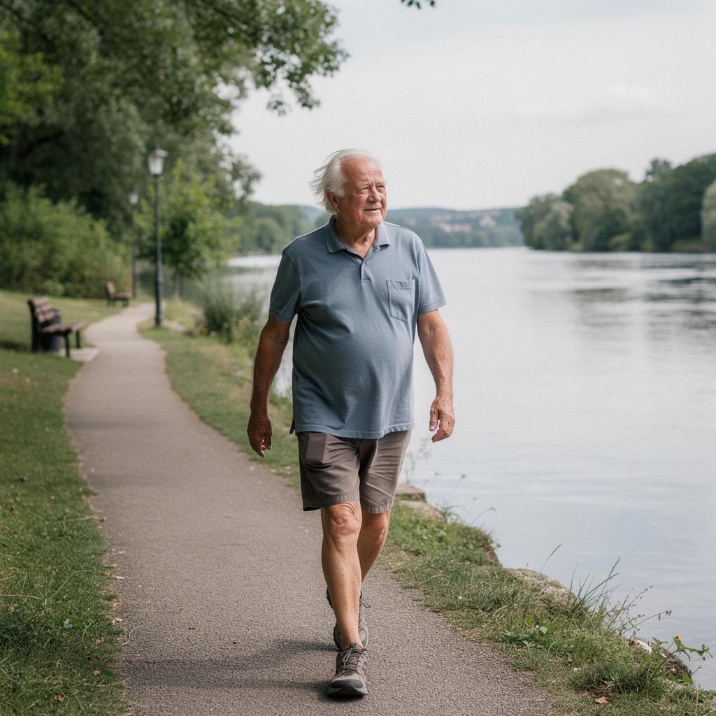 Старший путешественник наслаждается видом на горы в национальном парке США.