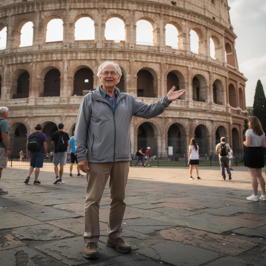 Сидящие на скамейке пожилые пары обсуждают свои путешествия в парке.